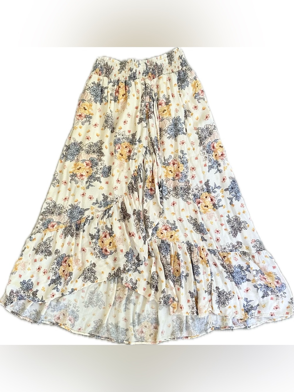 Altar'd State High Low Skirt with Floral Design
